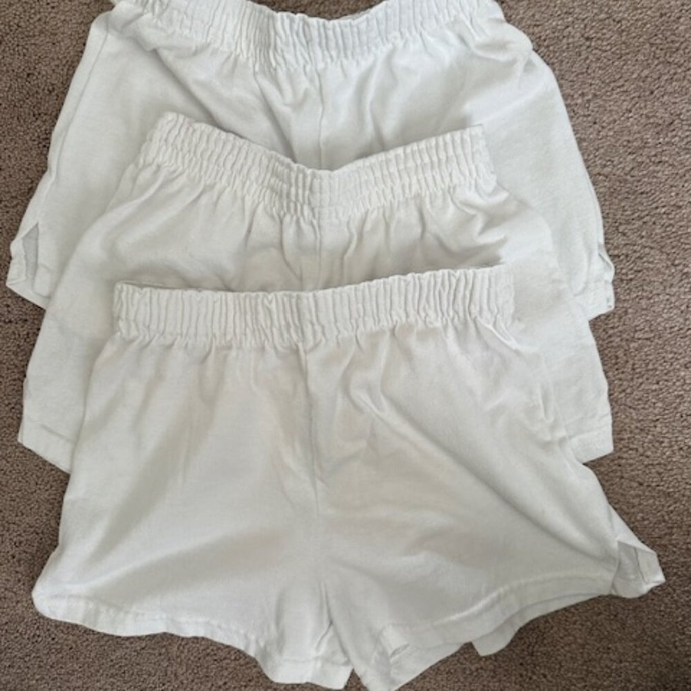 Soffe cheer shorts youth medium (3 pairs)